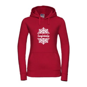 Alternative view of Dames Hoodie Singlebells met sneeuwvlok