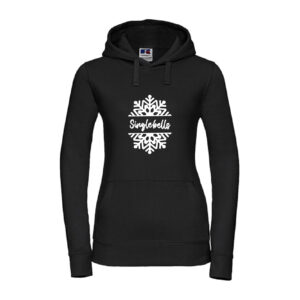 Dames Hoodie Singlebells met sneeuwvlok