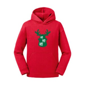 Alternative view of Kids Hoodie Rendier Ho Ho Ho