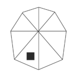 1 segment links stormparaplu (+10,00)
